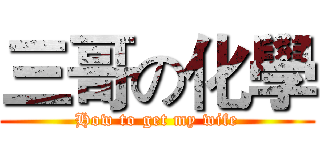 三哥の化學 (How to get my wife)