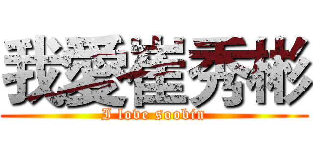 我愛崔秀彬 (I love soobin)
