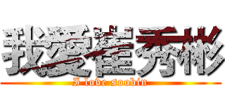 我愛崔秀彬 (I love soobin)