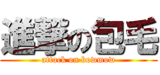 進撃の包毛 (attack on bowmow)