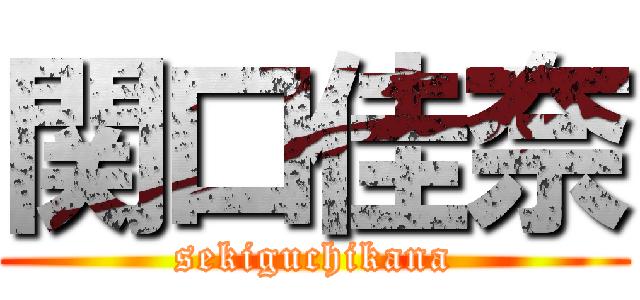 関口佳奈 (sekiguchikana)