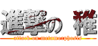 進撃の 稚 (attack on metamorphosis)