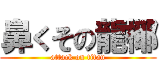 鼻くその龍椰 (attack on titan)