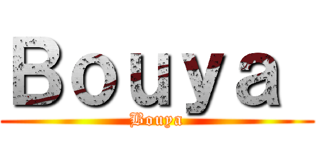 Ｂｏｕｙａ  (Bouya)