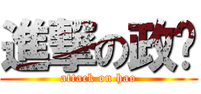 進撃の政澔 (attack on hao)