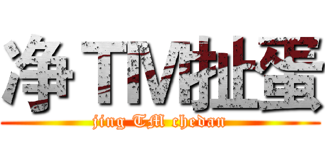 净ＴＭ扯蛋 (jing TM chedan)