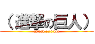 （ 進撃の巨人） (attack on titan)
