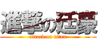 進撃の廷豪 (attack on titan)