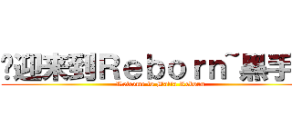 欢迎来到Ｒｅｂｏｒｎ~黑手党 (Welcome to Mafia Reborn)