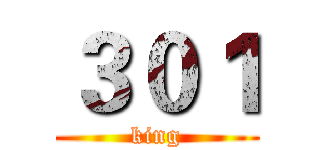 ３０１ (king)