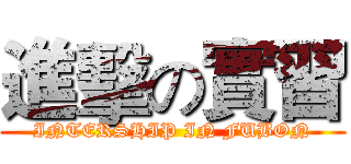 進擊の實習 (INTERSHIP IN FUBON)