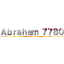 Ａｂｒａｈａｍ ７７８０ (Abraham Ac)