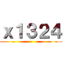 ｘ１３２４ ()