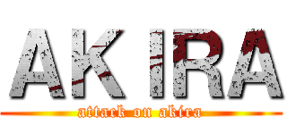 ＡＫＩＲＡ (attack on akira)