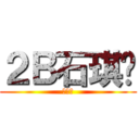 ２Ｂ石琪铖 (机械班)