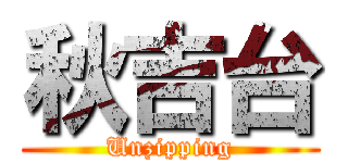 秋吉台 (Unzipping)