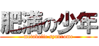 肥満の少年 (metabolic syndrome)