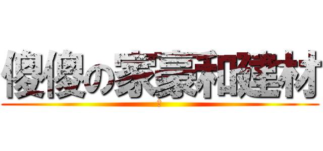 傻傻の家豪和建材 (阿)
