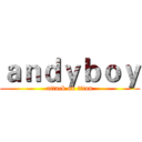 ａｎｄｙｂｏｙ (attack on titan)