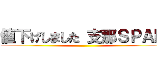 値下げしました 支那ＳＰＡＭ ()