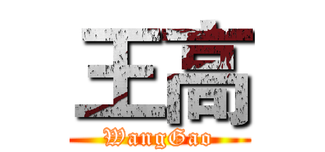 王高 (WangGao)
