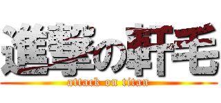 進撃の軒毛 (attack on titan)