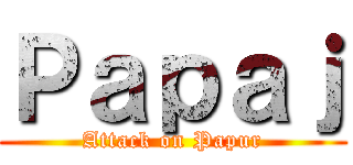 Ｐａｐａｊ (Attack on Papur)