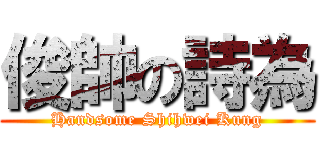 俊帥の詩為 (Handsome Shihwei Kung)
