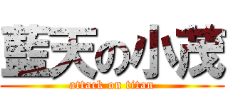 藍天の小茂 (attack on titan)