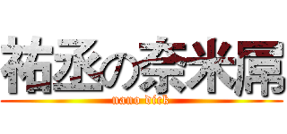 祐丞の奈米屌 (nano dick)