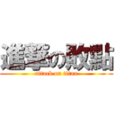進撃の敗點 (attack on titan)