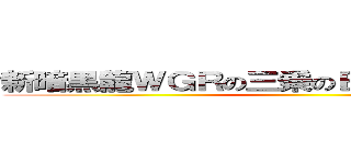 新暗黒龍ＷＧＲの三乗のＥＸカタストロフィ ()