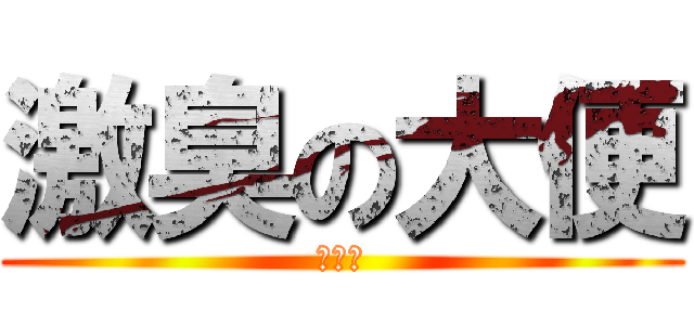 激臭の大便 (といれ)