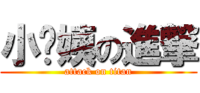 小丫姨の進撃 (attack on titan)