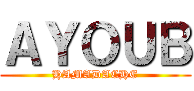 ＡＹＯＵＢ (HAMADACHE)