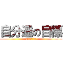 自分達の目標 (our aim)