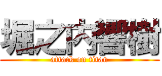 堀之内響樹 (attack on titan)