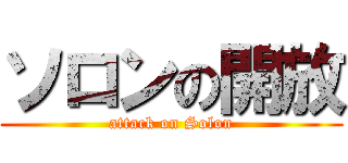 ソロンの開放 (attack on Solon)