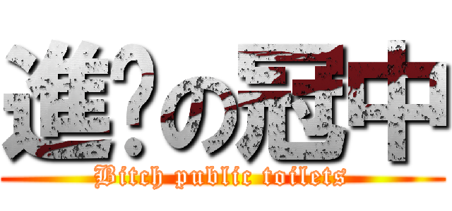 進擊の冠中 (Bitch public toilets)