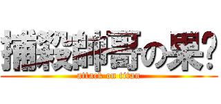 捕殺帥哥の果醬 (attack on titan)