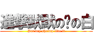 進撃默默の貓の白 (Pat dry shrimp live it)