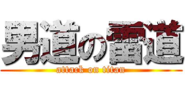 男道の雷道 (attack on titan)