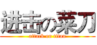 进击の菜刀 (attack on titan)