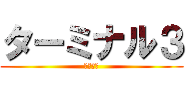 ターミナル３ (サッー（)