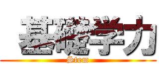  基礎学力 (Stem)