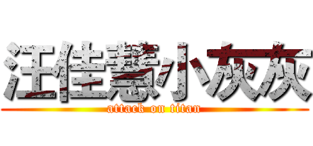 汪佳慧小灰灰 (attack on titan)