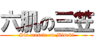 六肌の三笠 (Six muscle on Misaki)