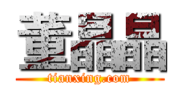 董晶晶 (tianxing.com)