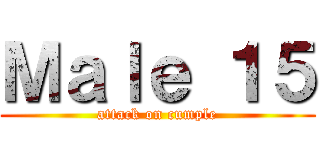 Ｍａｌｅ １５ (attack on cumple)
