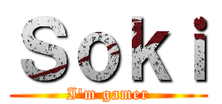 Ｓｏｋｉ (I'm gamer)